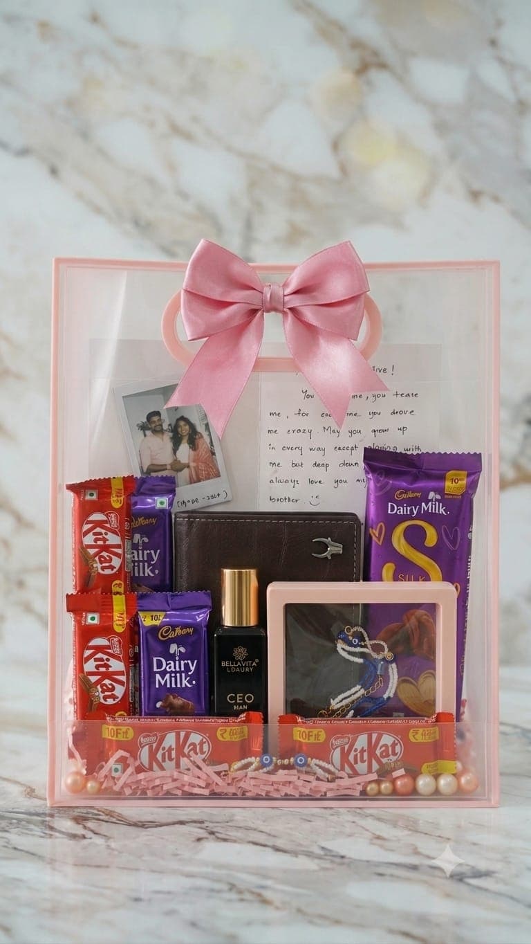 Rakhi Hamper for Brother(Wallet)