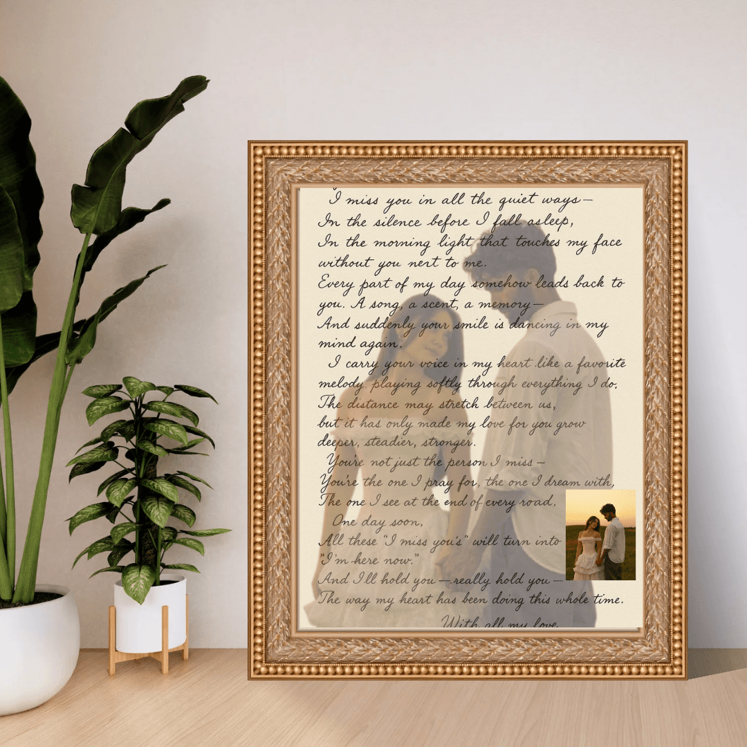Designer Letter Photo Frame
